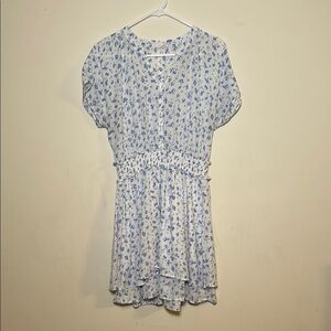 Sienna Sky Blue Floral Dress